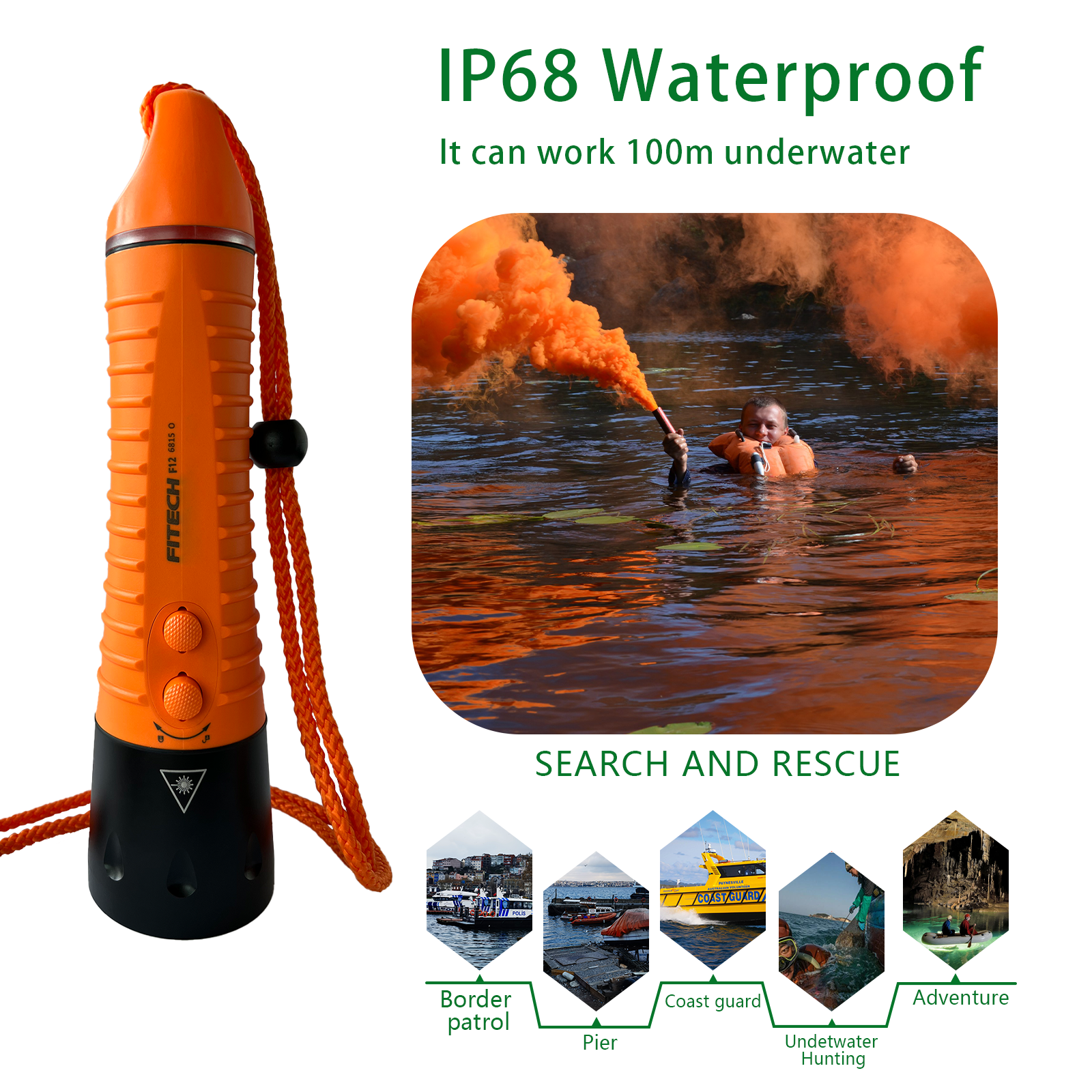 F12 Multi-Function SOS Torch