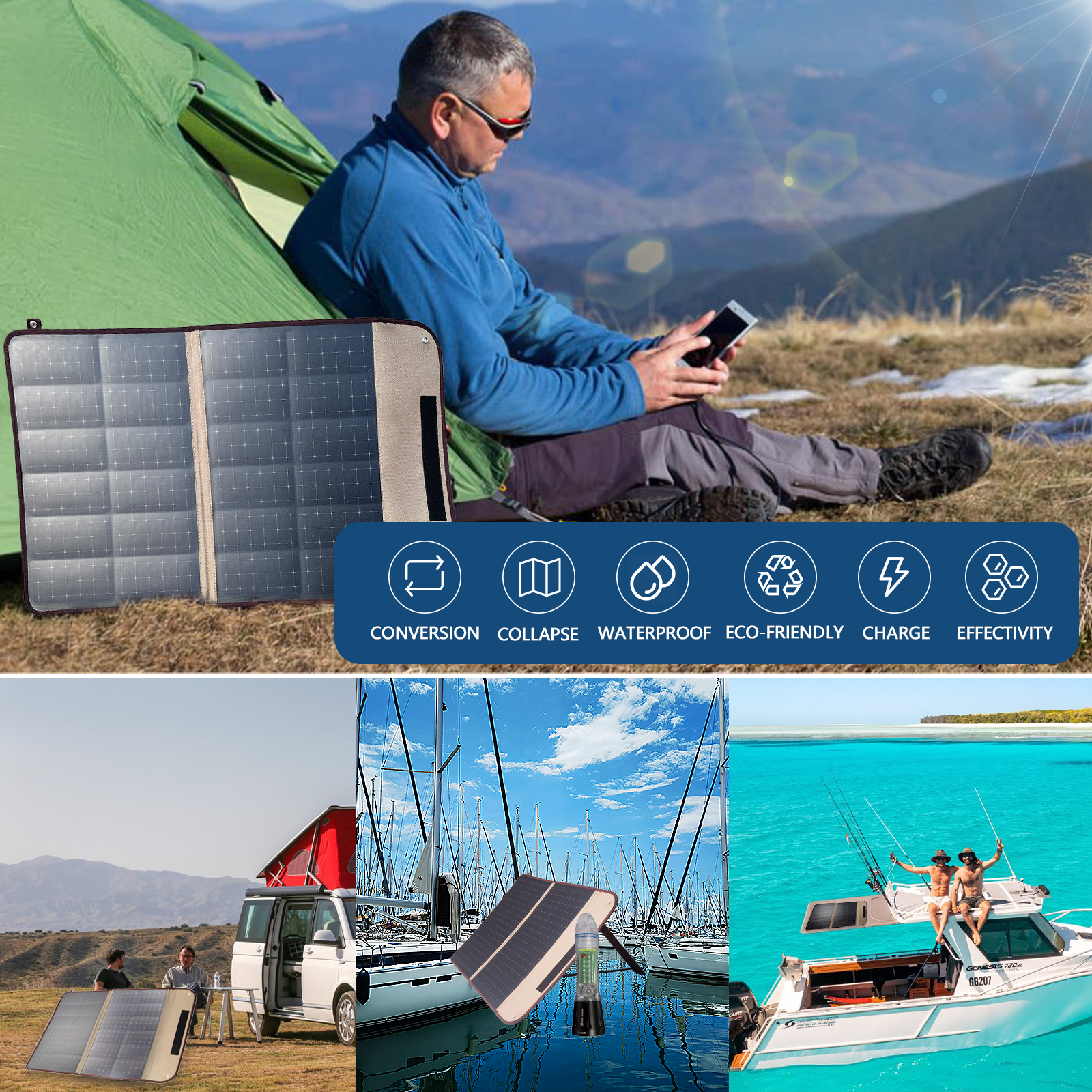 FITECH S31 Foldable Solar Panel
