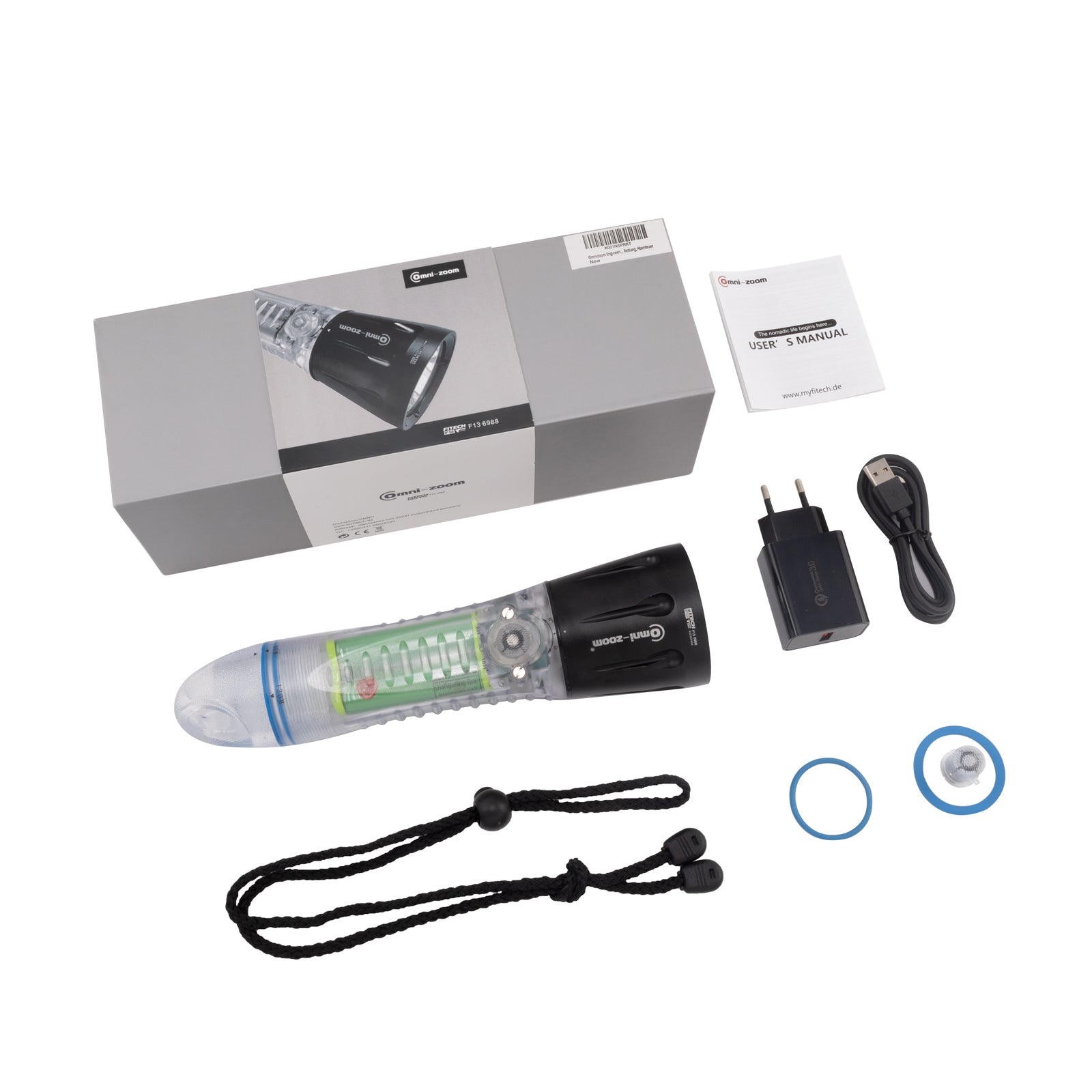 FITECH IP68 U-Search Torch F13
