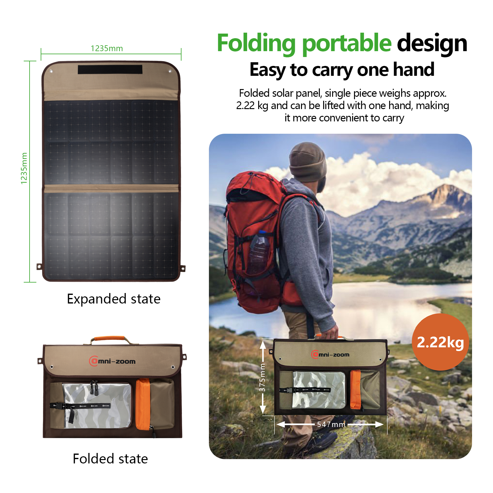 FITECH S31 Foldable Solar Panel