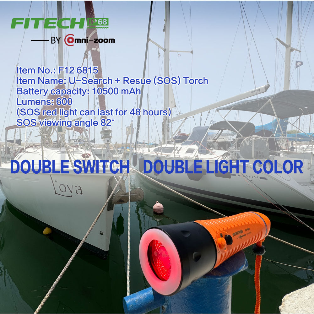 F12 6815   U-Search+ Rescue (SOS) Torch